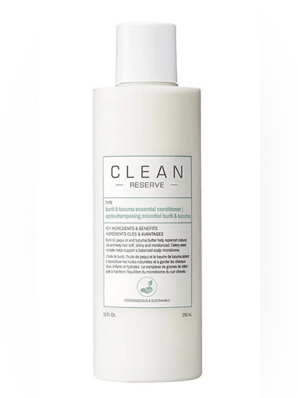 Clean Reserve Buriti & Tucuma Moisturizing
Hair Shampoo & Conditioner 296 ml - Picture 2 of 7